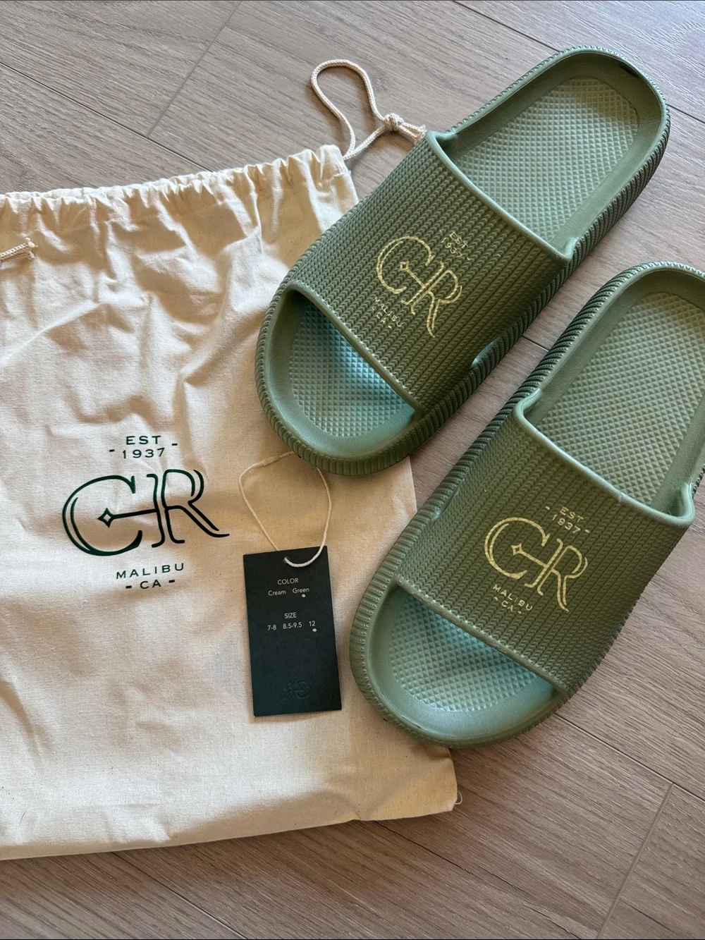 Calamigos Ranch Malibu Spa Slippers size 12